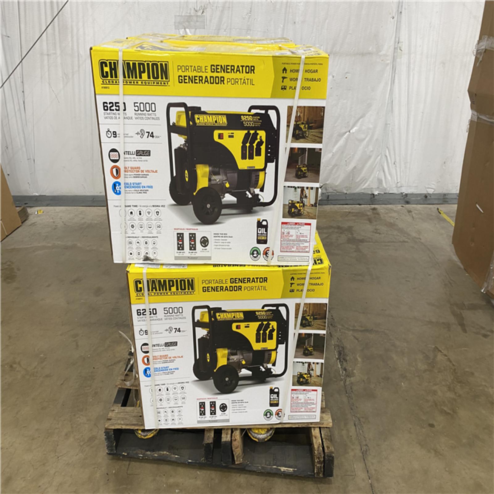 Houston Location AS IS - Champion Generator 6250 Watts