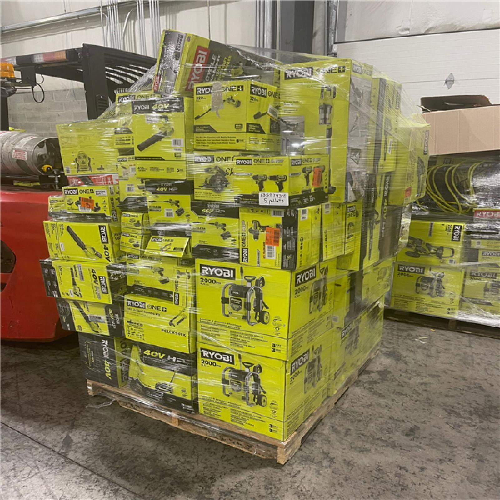 Pittston Location As-Is Power Tools Partial Truckload (5 pallets) 1359745-E