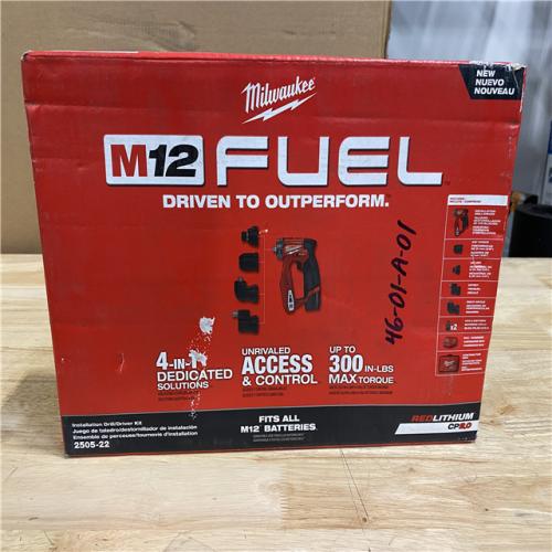 NEW! Milwaukee M12 FUEL 2SPD Screwdriver Kit