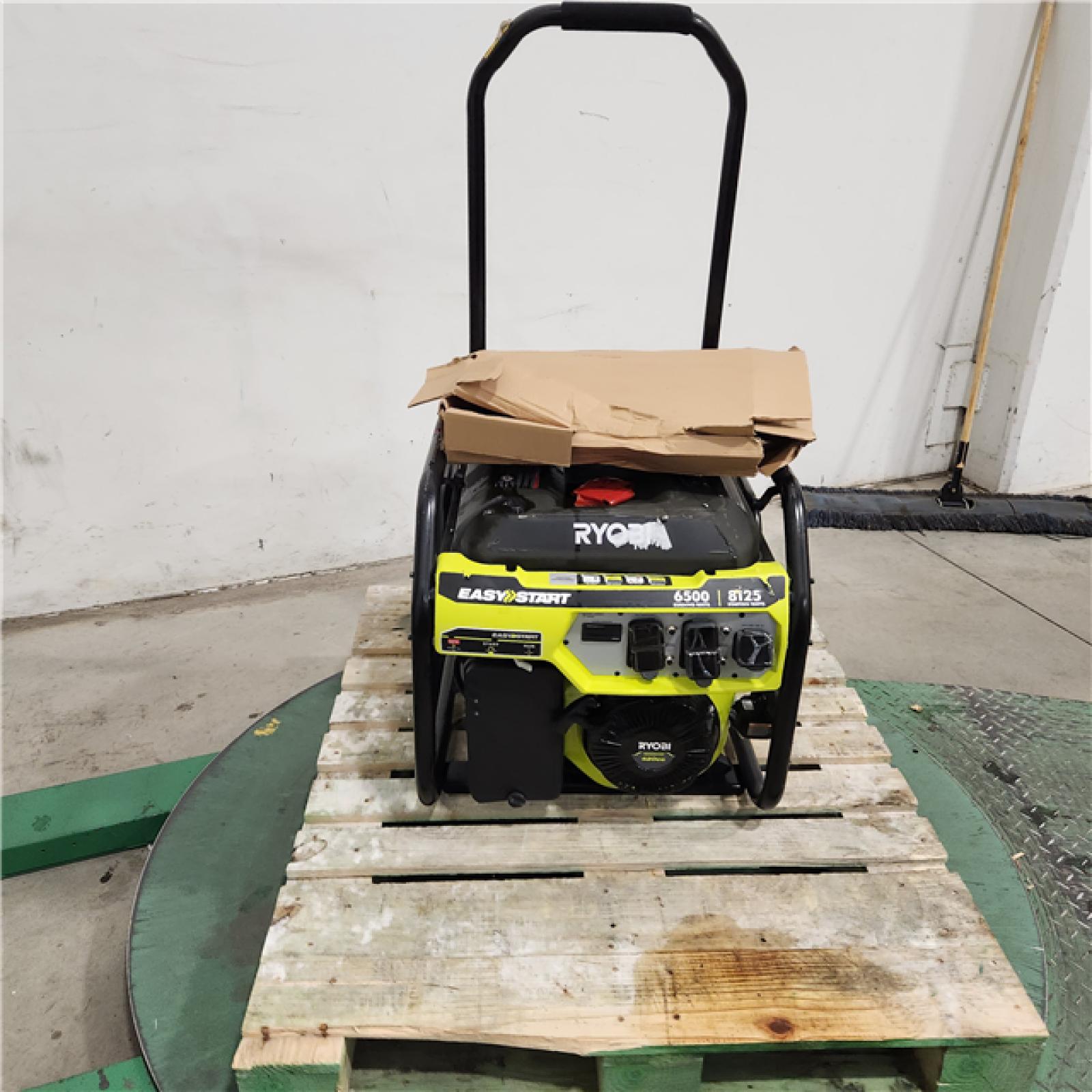 Dallas Location - As-Is RYOBI 6,500-Watt Gasoline Powered Portable Generator