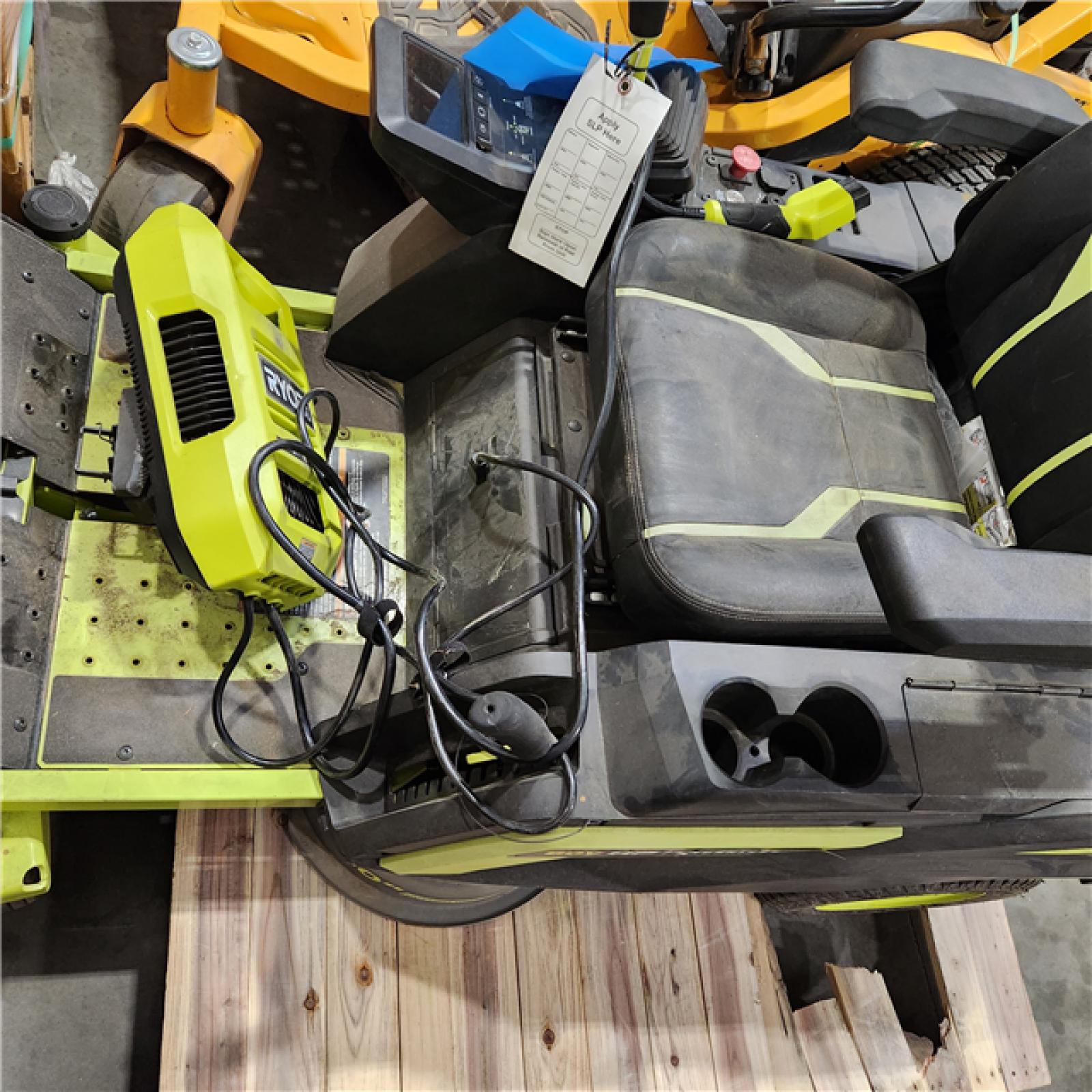 Dallas Location - As-Is RYOBI 80v hp brushless 30 lithium electric zero turn riding mower