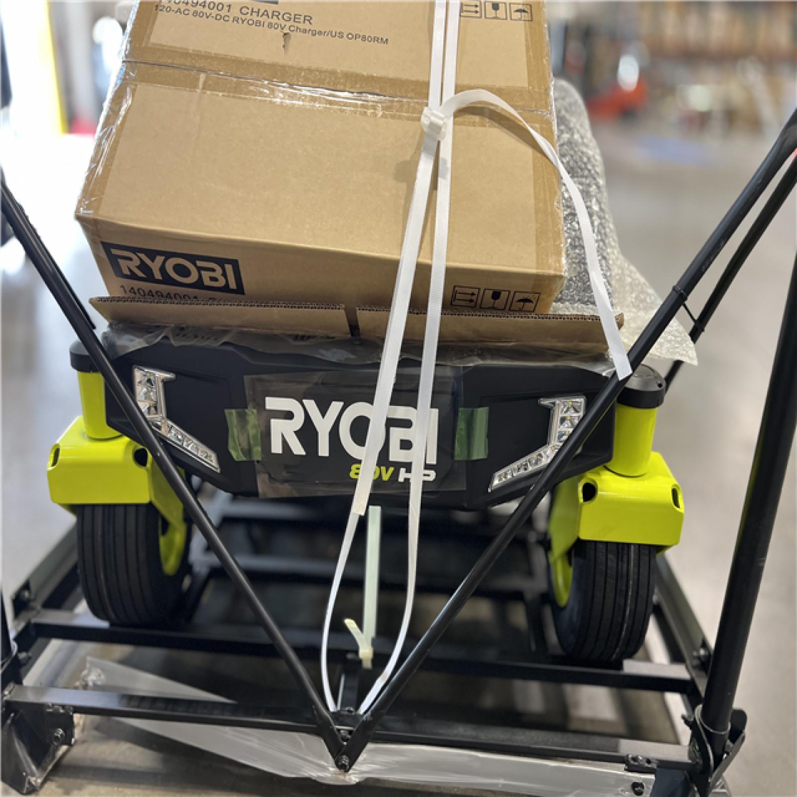 DALLAS LOCATION - RYOBI 80V HP Brushless 30 in. Battery Electric Cordless Zero Turn Riding Mower