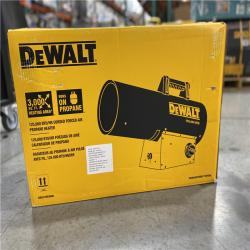 DALLAS LOCATION - DEWALT Forced Air Propane 125000-BTU Outdoor Portable Forced Air Propane Heater