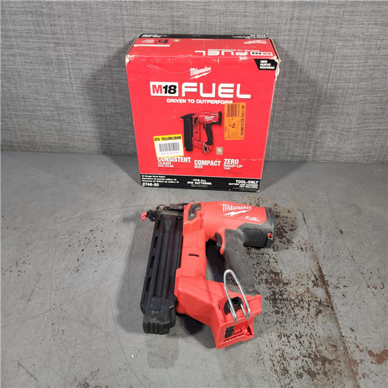 HOUSTON LOCATION - AS-IS Milwaukee M18 Fuel 18V Brushless 18-Gauge Brad Nailer 2746-20 (Bare Tool)