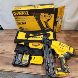 AS-IS DEWALT 20V MAX XR 15 Ga. Cordless 34 Deg Nailer 20 V