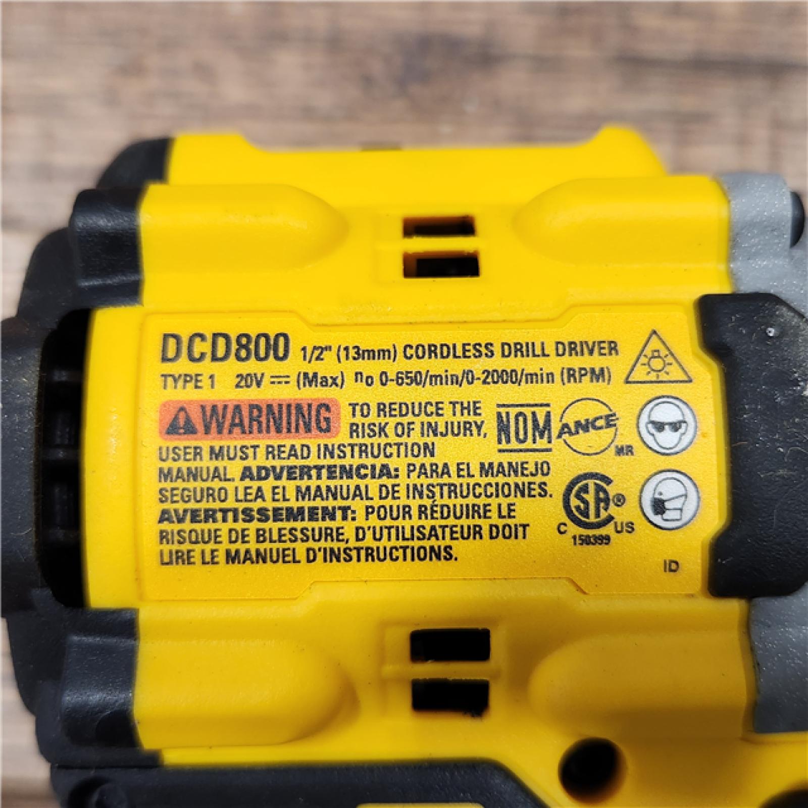 AS-IS DEWALT 20V MAX XR Brushless Cordless 1/2 Drill/Driver Kit