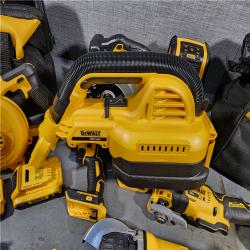 HOUSTON LOCATION - AS-IS (APPEARS LIKE NEW) DEWALT 20-Volt Max Lithium-Ion 10-Tool Cordless Combo Kit with Two 2.0 Ah Batteries, Charger and 2 Bags