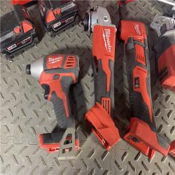 HOUSTON LOCATION - AS-IS Milwaukee M18 Brushed Cordless Variable Speed LED Light (7-Tool) Combo Kit