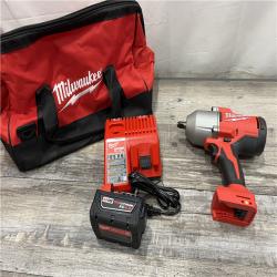 AS-IS Milwaukee 18V Cordless 1/2  Impact Wrench with Friction Ring Kit