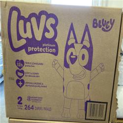 DALLAS LOCATION - Luvs Platinum Protection Baby Diapers Size 2 PALLET - ( 18 BOXES ) 264 DIAPERS PER BOX