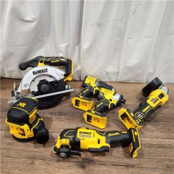 AS-IS Dewalt 20-Volt MAX ToughSystem Lithium-Ion 6-Tool Cordless Combo Kit