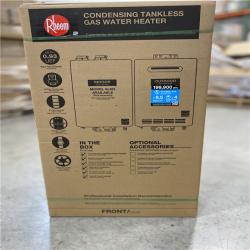 DALLAS LOCATION - Rheem Prestige Condensing Tankless Outdoor Natural Gas Water Heater 9.5 GPM