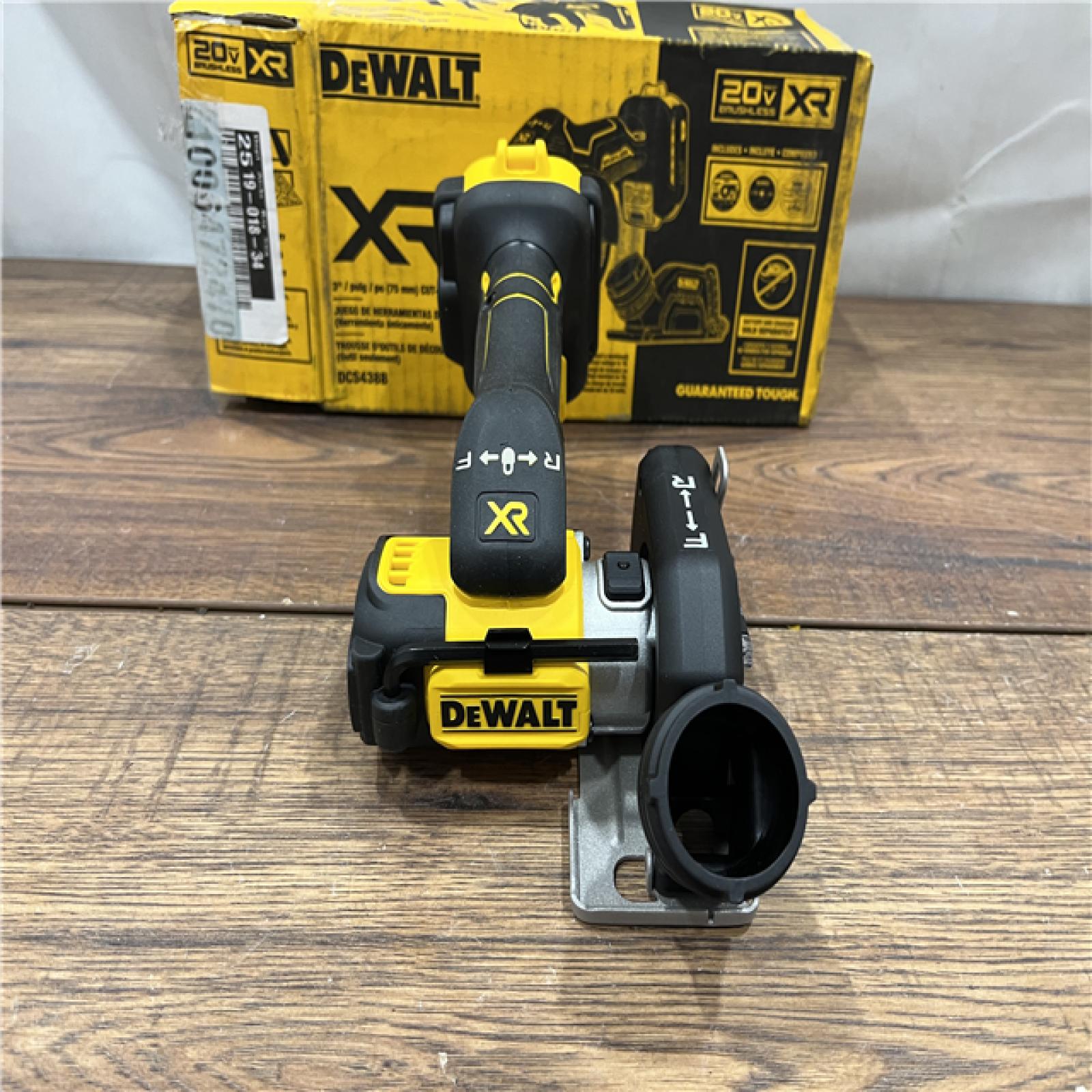 AS IS DeWalt 20V MAX XR 3 in. Cordless Brushless Cut-Off Saw Tool Only