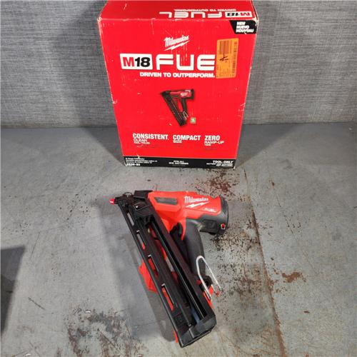 HOUSTON LOCATION - AS-IS Milwaukee 2839-20 M18 FUEL 15 Ga. 18 Volt Brushless Angled Finish Nailer (TOOL ONLY)