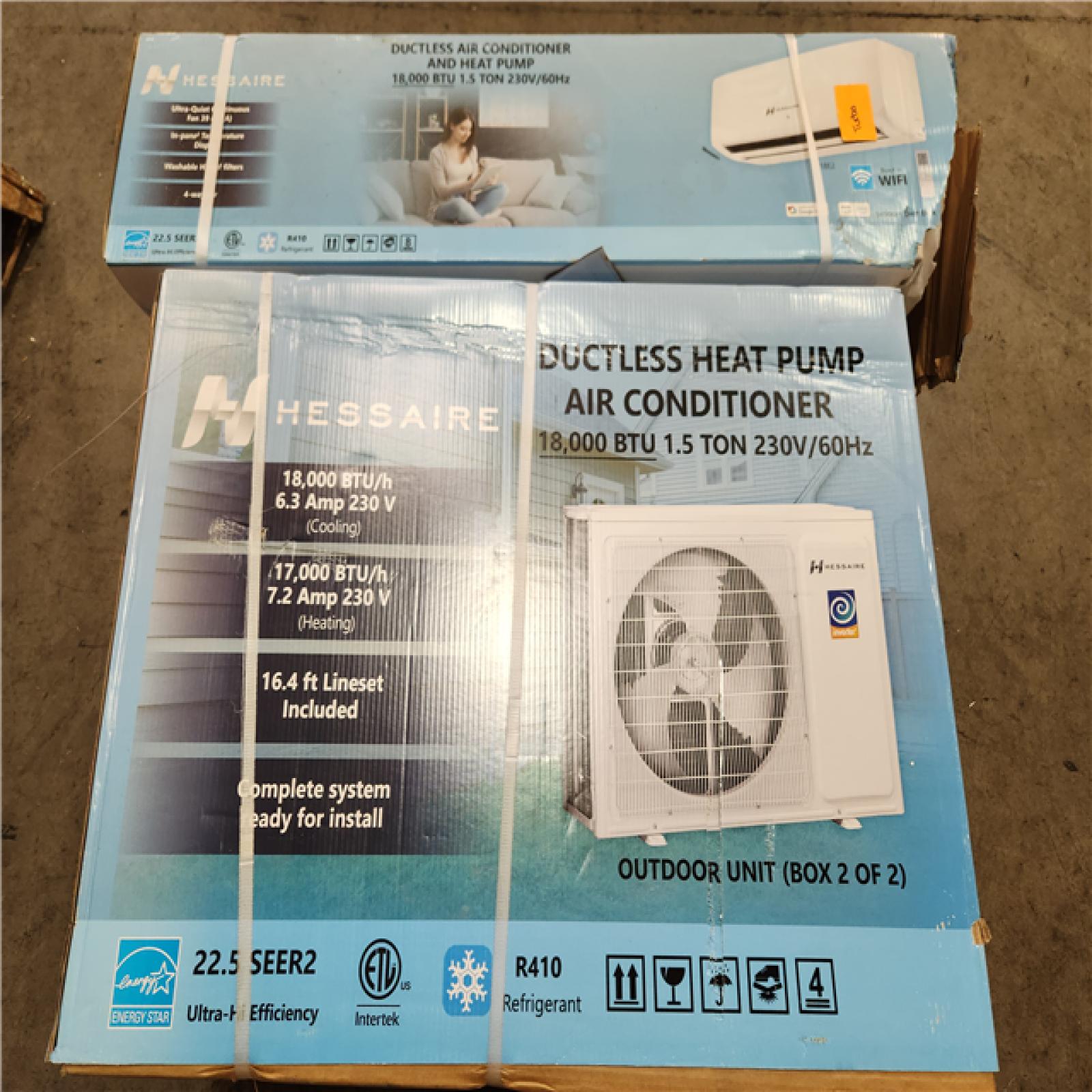 Phoenix Location Hessaire 18k BTU Single Zone Mini Split System