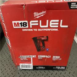 Houston location AS-IS Milwaukee 2841-20 18V Cordless Gen II 16 Gauge Angled Finish Nailer (Tool Only)