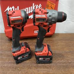 AS-ISM18 FUEL 18V Lithium-Ion Brushless Cordless Hammer Drill and Impact Driver Combo Kit (2-Tool) with 2 Batteries