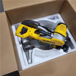 AS-IS DeWalt 15 Amp Corded 12 in. Compound Double Bevel Miter Saw