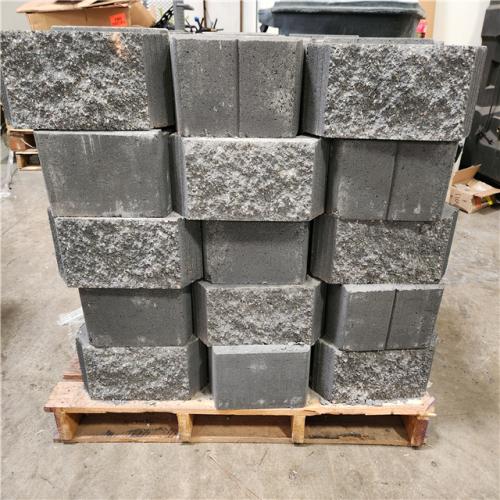 Phoenix Location Pavestone Legacy Stone Deco 6 in. x 16 in. x 10 in. Charcoal Concrete Retaining Wall Block (45-Pieces/30.2 sq. ft./Pallet)