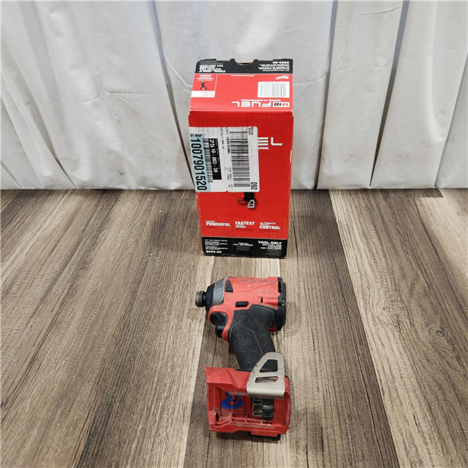 AS IS Milwaukee 2953-20 18V Lithium-Ion Brushless Cordless 1/4   Hex Impact Driver Bare Tool  Red