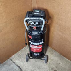 HOUSTON Location-AS-IS-Husky 20 Gal. 200 PSI Oil Free Portable Vertical Electric Air Compressor APPEARS IN USED Condition