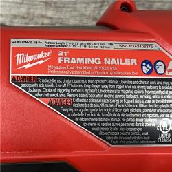 AS-IS Milwaukee 2744-20 M18 FUEL 21-Degree Cordless Framing Nailer (Tool Only)