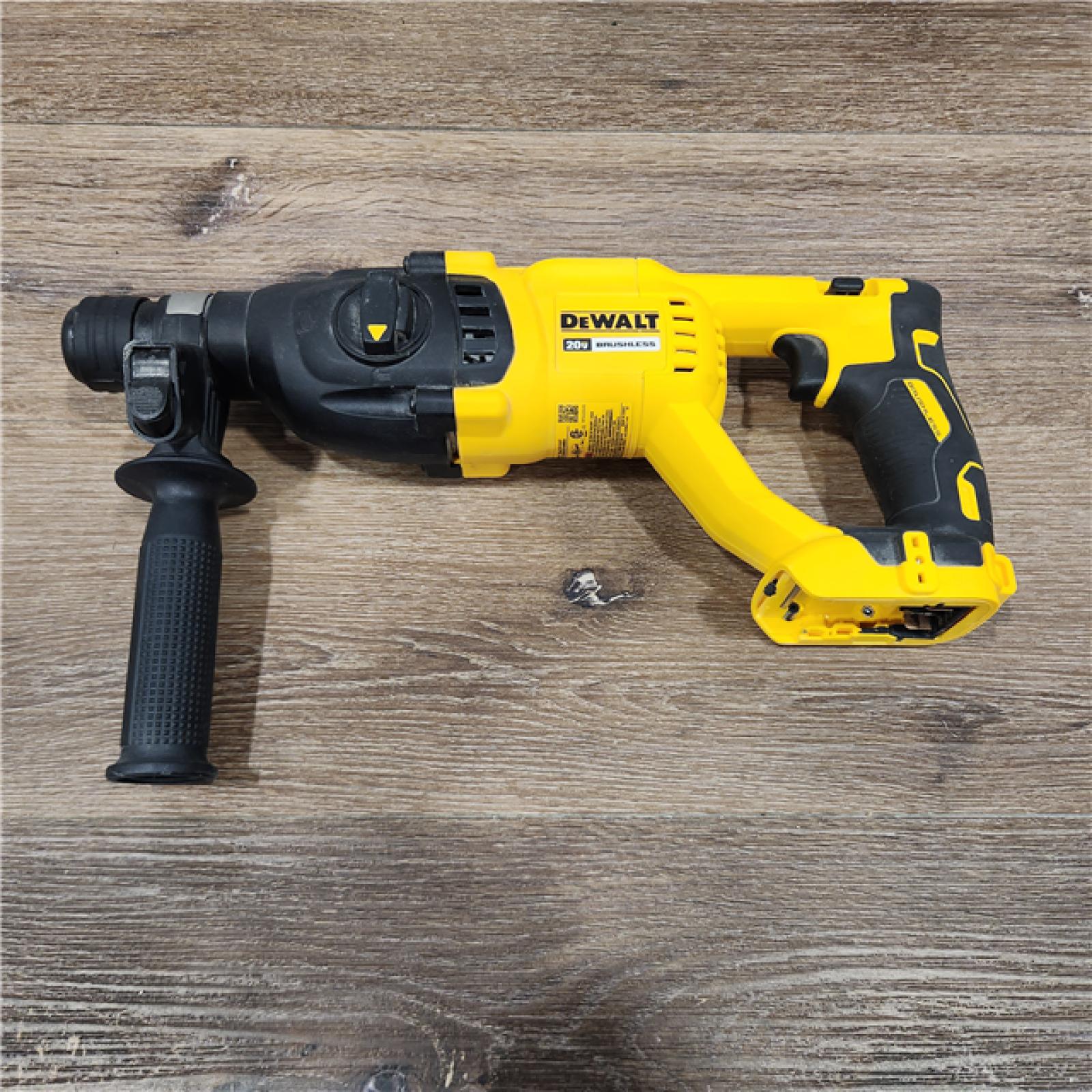 AS-IS DEWALT DCH133B 20V MAX Lithium-Ion Brushless Cordless 1â€ SDS-Plus D-Handle Rotary Hammer (Tool Only)