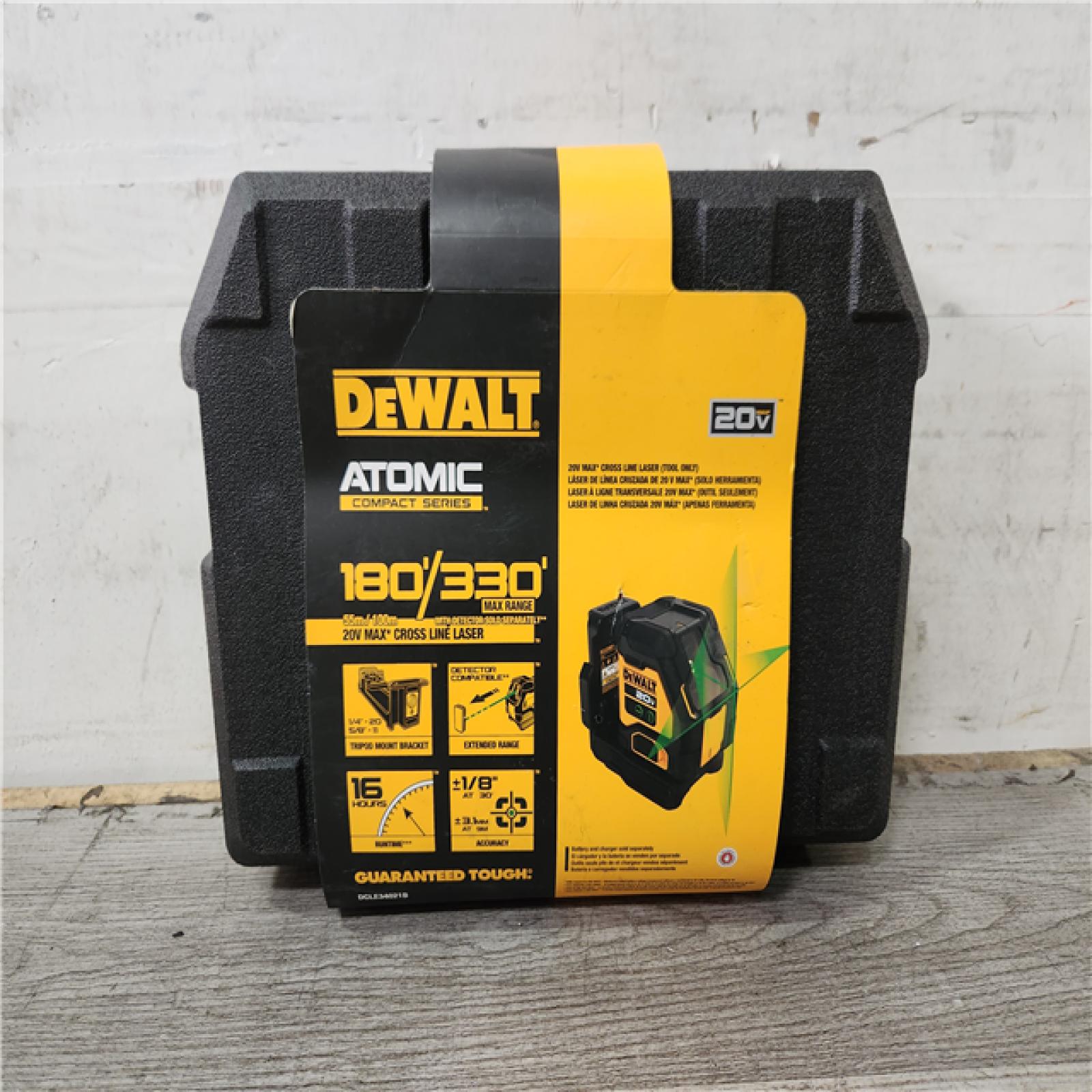 Phoenix Location DEWALT 20V Green Cross Line Laser Level (Tool-Only)