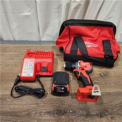 AS-IS Milwaukee M18 Compact Next Gen 1/2 in. Brushless Cordless Drill/Driver Kit (Battery & Charger)