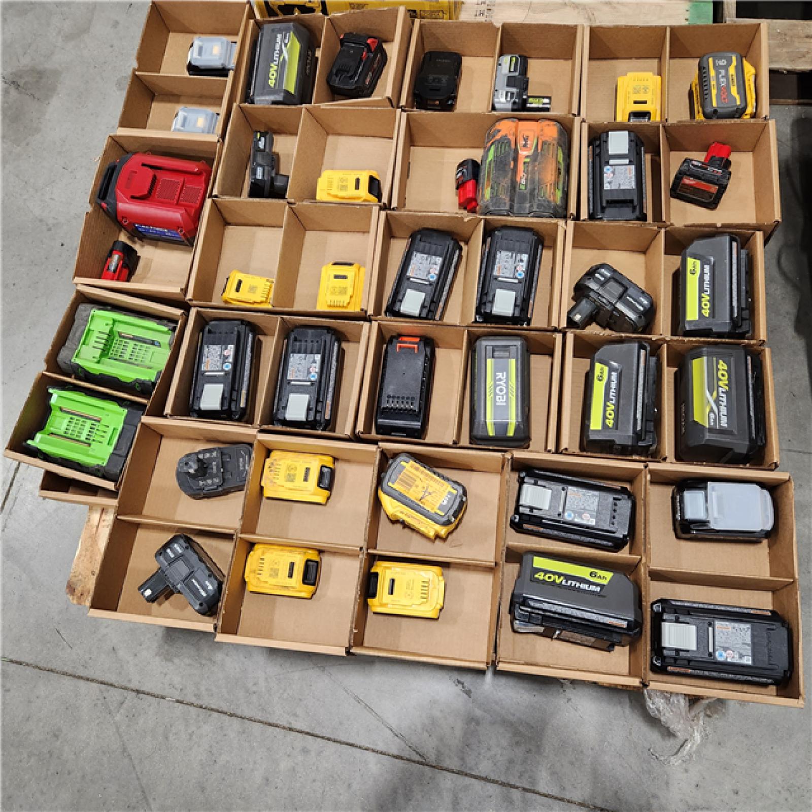 DALLAS LOCATION - AS-IS BATTERY PALLET