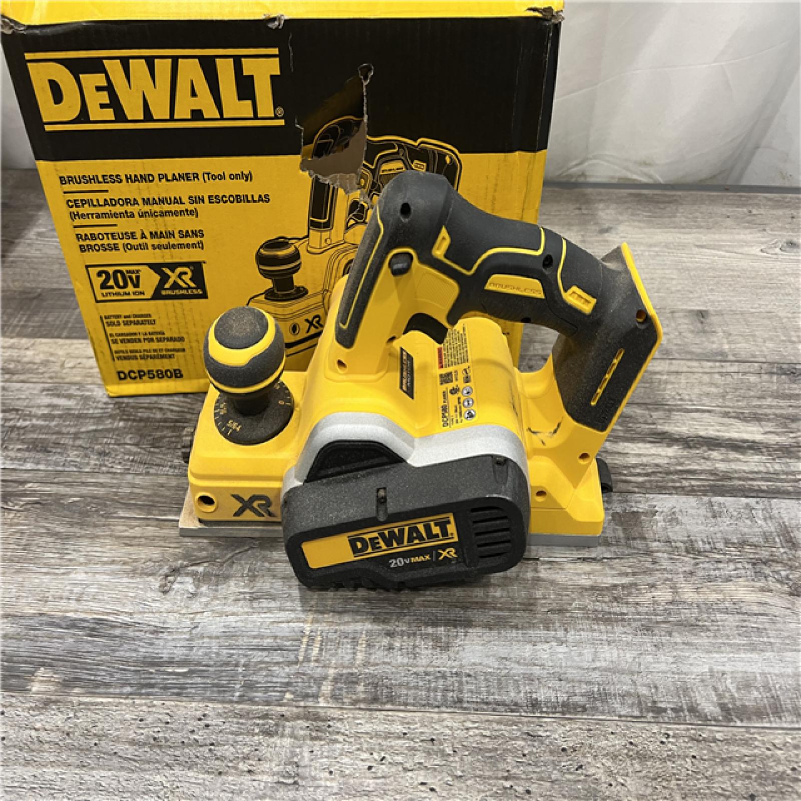 AS-IS DEWALT DCP580B 20V MAX Lithium Ion Brushless Planer