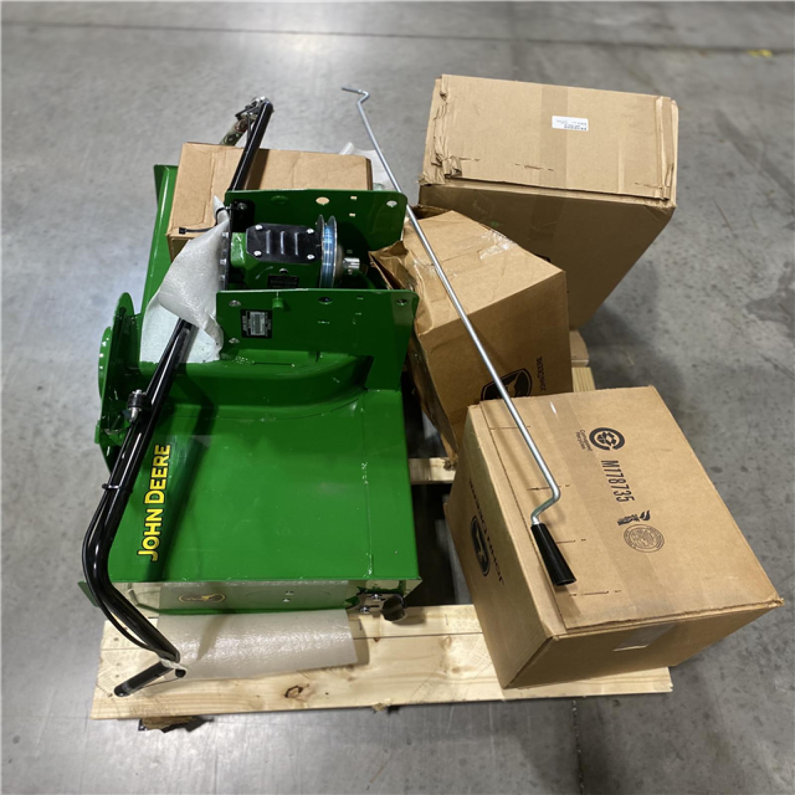 DALLAS LOCATION - John Deere 44 in. Two-Stage Snow Blower Attachment for 100 Series Tractors