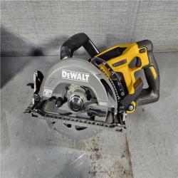 HOUSTON LOCATION - AS-IS DEWALT FLEXVOLT 60V MAX Cordless Brushless 7-1/4 in. Wormdrive Style Circular Saw (Tool Only)