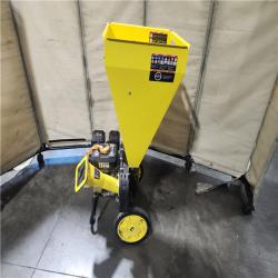 California AS-IS Champion Power Equipment 3 in. Dia 224 Cc 2-in-1 Upright Gas Powered Wood Chipper Shredder