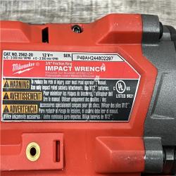 AS-IS Milwaukee M12 FUEL M12 3/8 in. Cordless Brushless High Torque Impact Wrench Tool Only