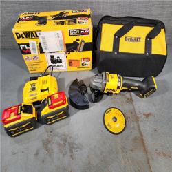 HOUSTON LOCATION - AS-IS (APPEARS LIKE NEW) DeWalt Flexvolt 60V Max Cordless Grinder  4.5 in; 6 in  Kit  1 KT (115-DCG418X2)