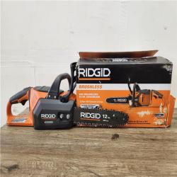 Phoenix Location NEW RIDGID 18V Brushless 12 in. Electric Battery Chainsaw (Tool Only)