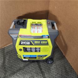 HOUSTON LOCATION - AS-IS RYOBI 2,300-Watt Recoil Start Bluetooth Super Quiet Gasoline Powered Digital Inverter Generator with CO Shutdown Sensor