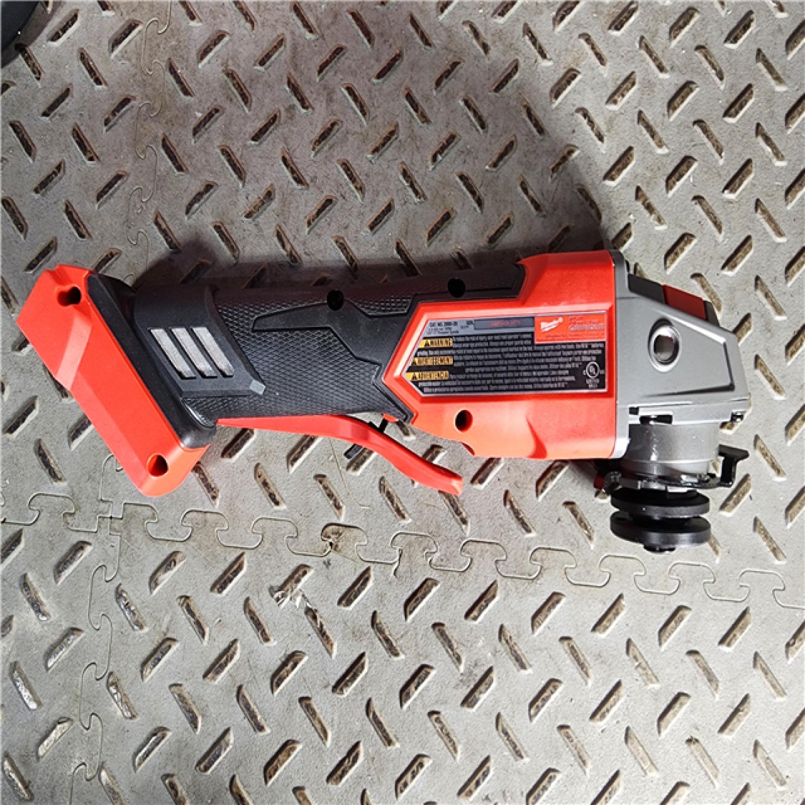 HOUSTON LOCATION - AS-IS (APPEARS LIKE NEW) Milwaukee 2880-20 M18 FUEL 18-Volt Lithium-Ion Brushless Cordless 4-1/2 in./5 in. Grinder W/Paddle Switch (Tool-Only)