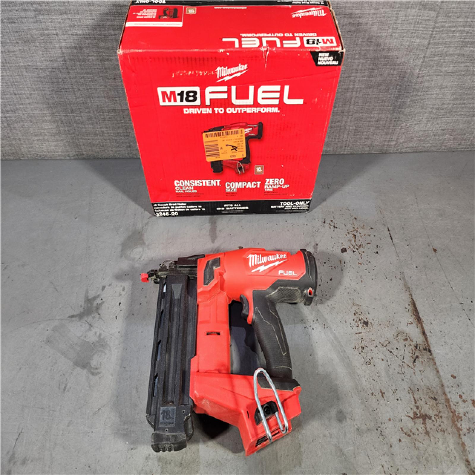 HOUSTON LOCATION - AS-IS Milwaukee M18 Fuel 18V Brushless 18-Gauge Brad Nailer 2746-20 (Bare Tool)