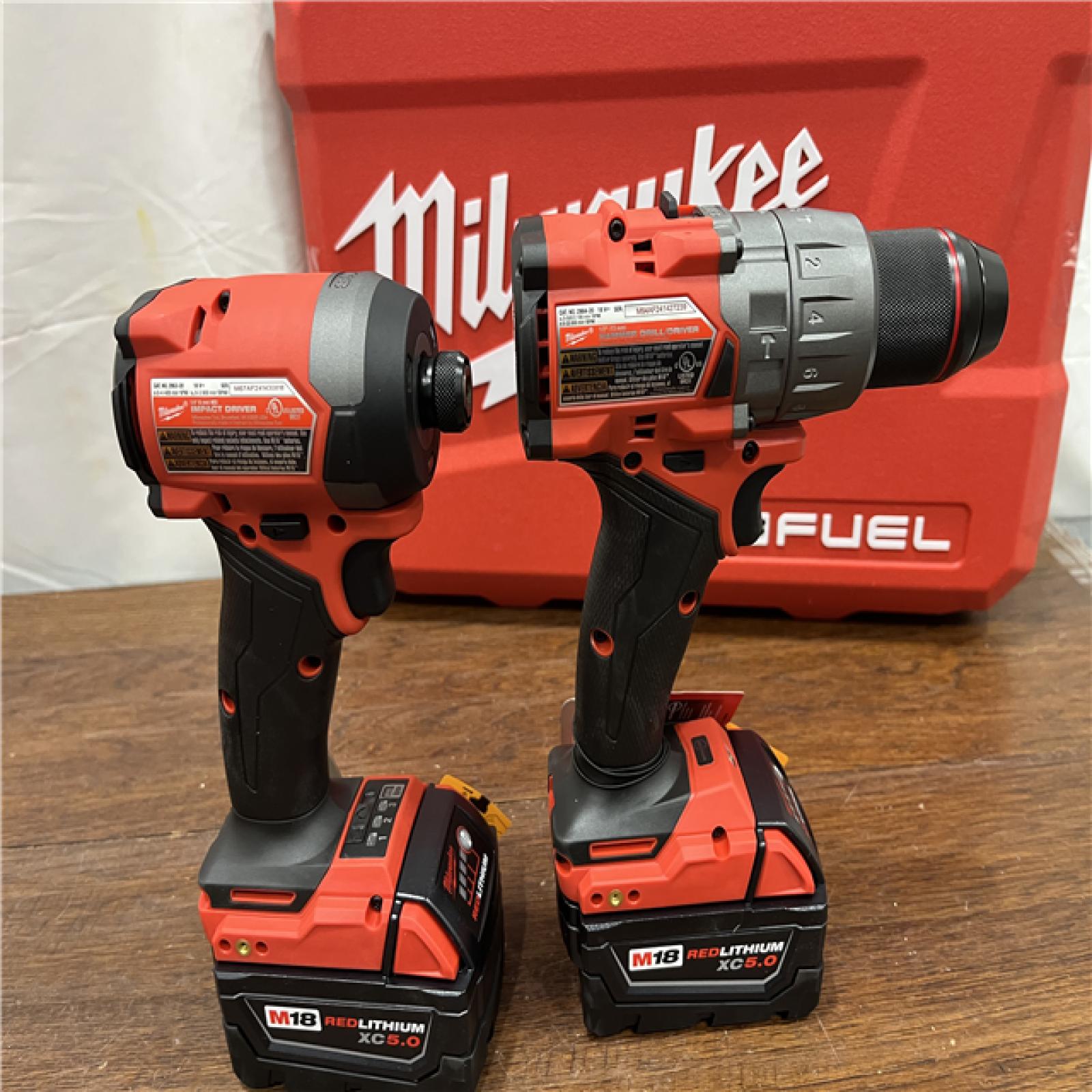 AS-ISM18 FUEL 18V Lithium-Ion Brushless Cordless Hammer Drill and Impact Driver Combo Kit (2-Tool) with 2 Batteries