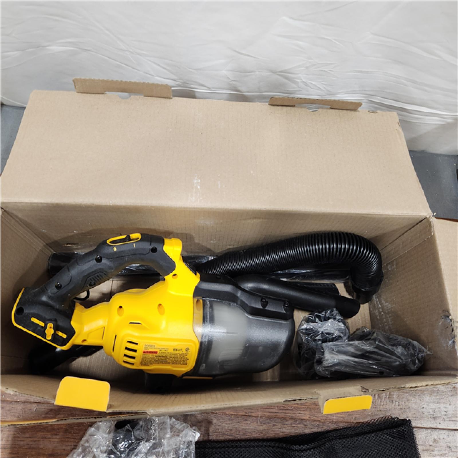 AS-IS DEWALT 20V Lithium-Ion Cordless Dry Hand Vacuum kit  (Tool Only)