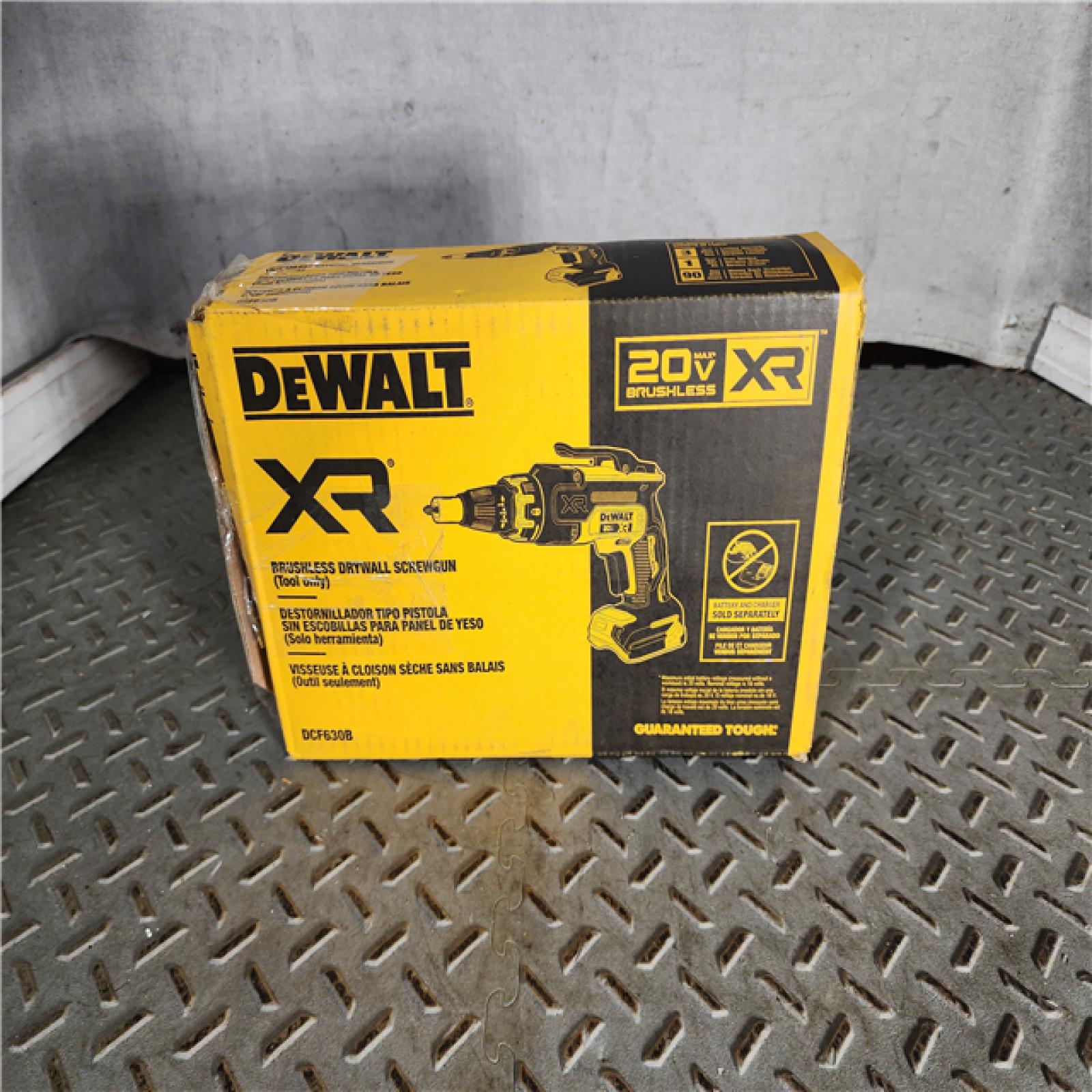 HOUSTON LOCATION - AS-IS DeWalt DCF630B 20V Cordless Brushless Screw Gun (Tool Only)