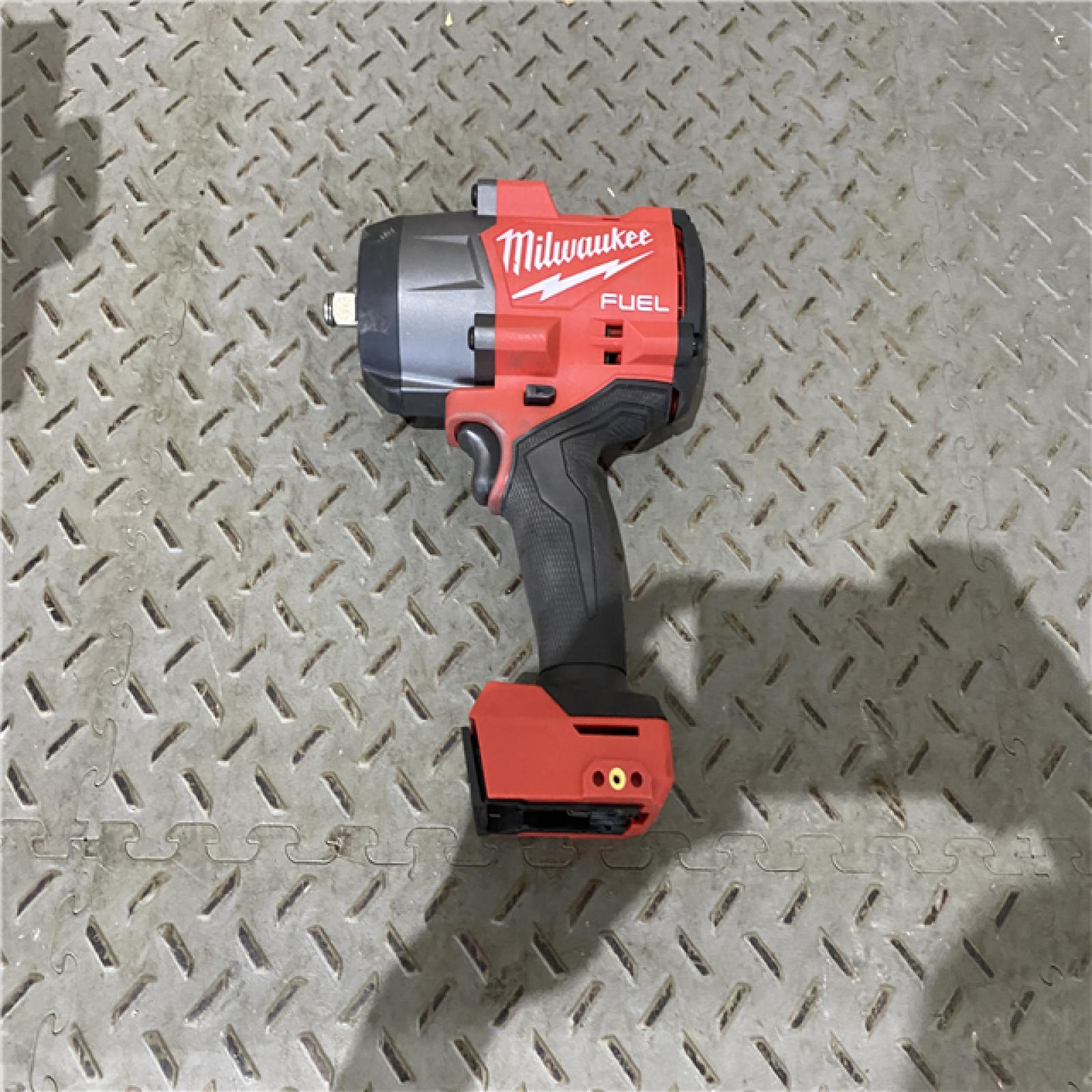 Houston location AS-IS MILWAUKEE M18 FUEL 18V Lithium-Ion Brushless Cordless 1/2 in. Impact Wrench with Friction Ring (Tool-Only)