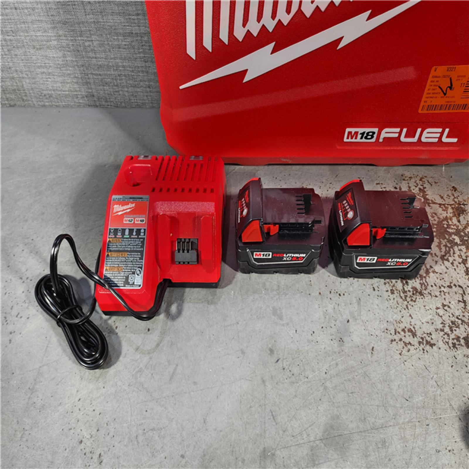 HOUSTON LOCATION - AS-IS (APPEARS LIKE NEW) M18 FUEL 18V Lithium-Ion Brushless Cordless Hammer Drill and Impact Driver Combo Kit (2-Tool) with 2 Batteries