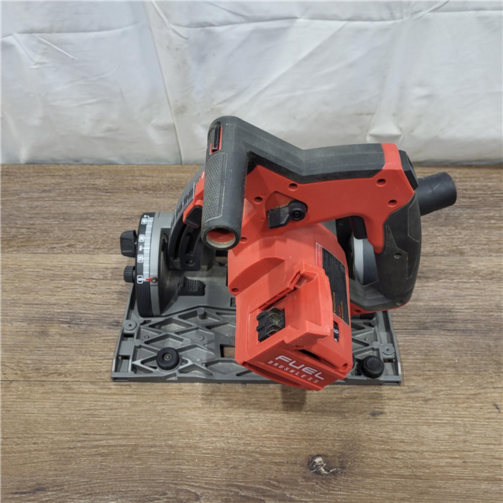 AS-IS Milwaukee M18 FUEL 18V Lithium-Ion Cordless Brushless 6-1/2 in. Plunge Cut Track Saw (Tool-Only)