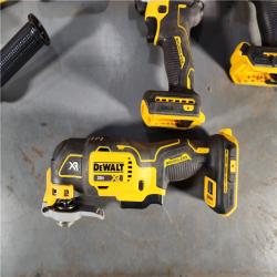 HOUSTON LOCATION - AS-IS (APPEARS LIKE NEW) DEWALT 20-Volt Lithium-Ion Cordless 3-Tool Combo Kit with FLEXVOLT 9 Ah and 20V 6 Ah Batteries and Charger