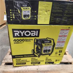 Dallas Location - As-Is RYOBI 4000-Watt Gasoline Powered Portable Generator