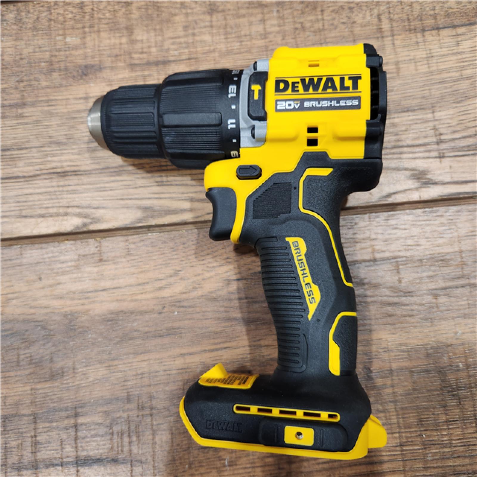 AS-IS ATOMIC 20-Volt Lithium-Ion Cordless 1/2 in. Compact Hammer Drill with 3.0Ah Battery, Charger and Bag