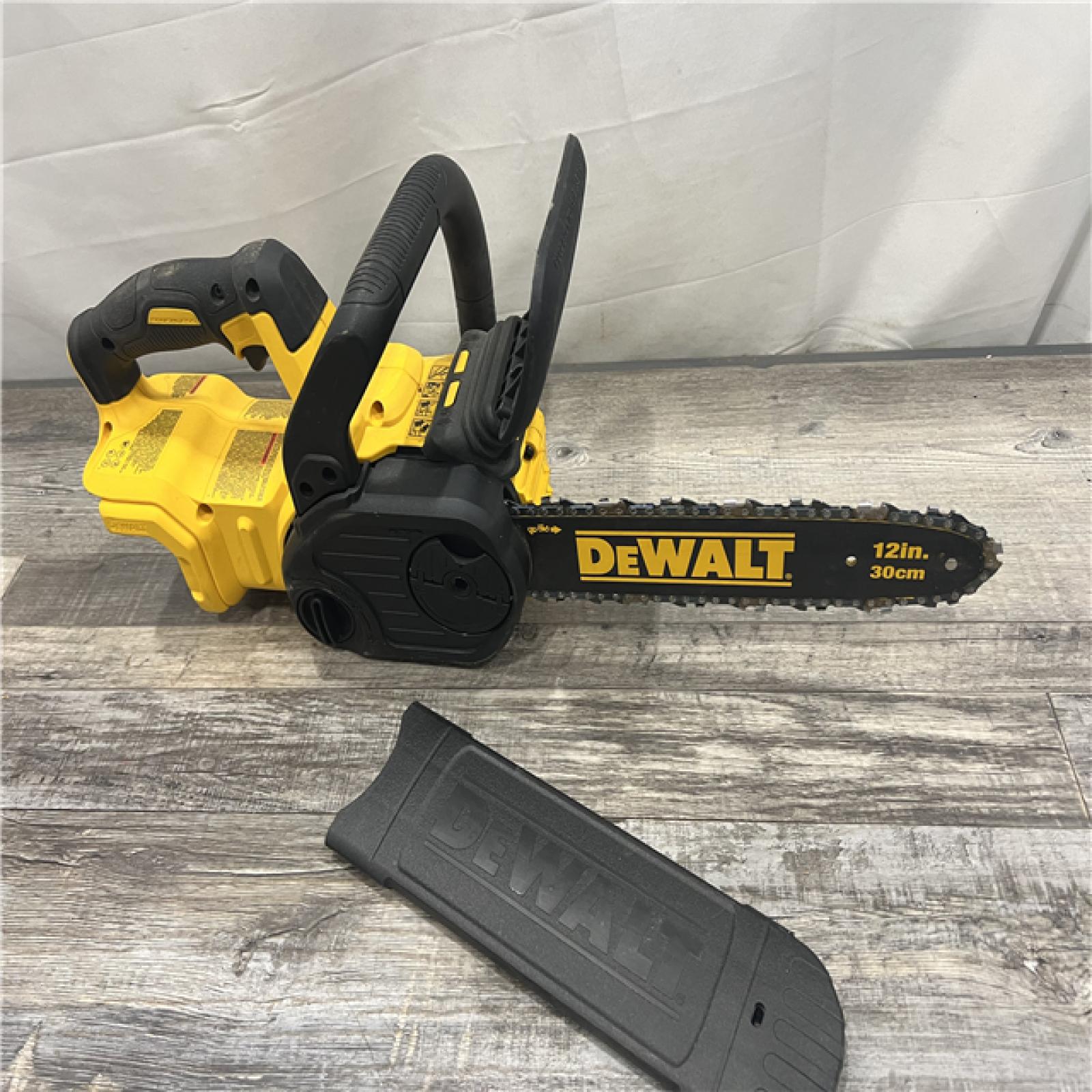 AS-IS DEWALT 20V MAX 12in. Brushless Cordless Battery Powered Chainsaw (Tool Only)